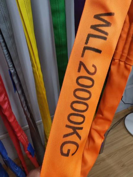 Heavy Duty Round Lifting Slings Wll 150ton High Strength  Single Tube Sleeve