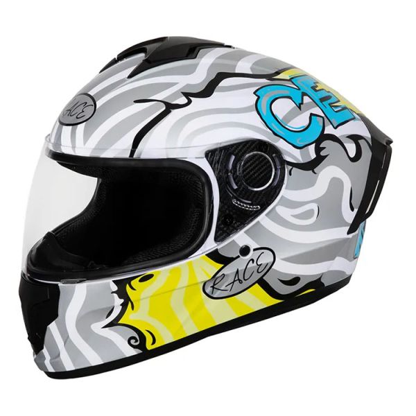 Customized Full Face Off Road Motorcycle Helmet with Dual PC Visor DOT Certified