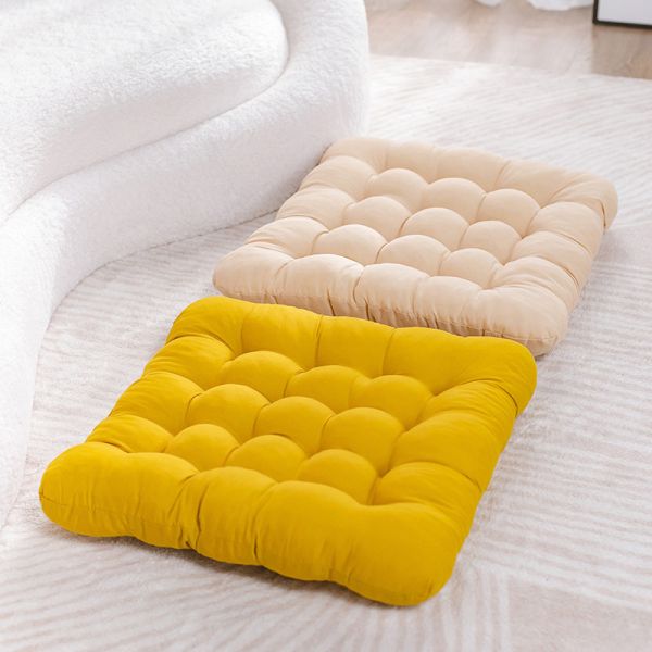 Polyester Fiber Filling Large Floor Pillow Square Seating Cushion for Comfortable Meditation