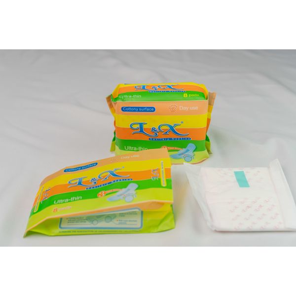 Customizable Organic Sanitary Napkins Disposable Period Pads Cotton