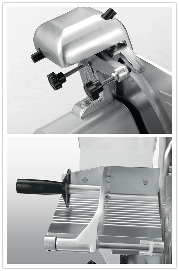 Semi Automatic Food Preparation Equipments , Electric Frozen Meat Slicer With Sharpener