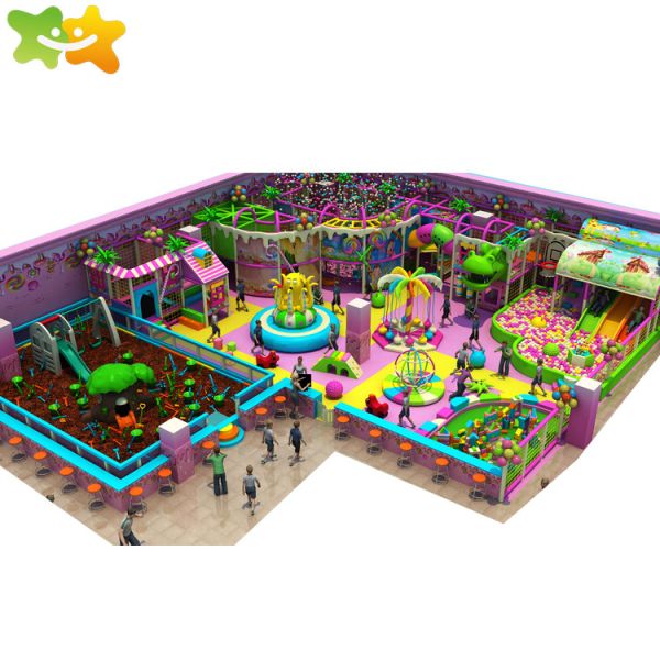 Jungle Theme Kids Play Park Games Indoor Soft Play Playground For Adventure Park