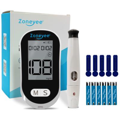 Portable Code Free Digital Glucometer With Small Volume Blood Smart Blood Sugar Monitor Blood Glucose Meter Full Kit