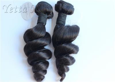 As extensões malaias do cabelo de Remy do Virgin não processado de 100% molharam e ondulado nenhuma mistura