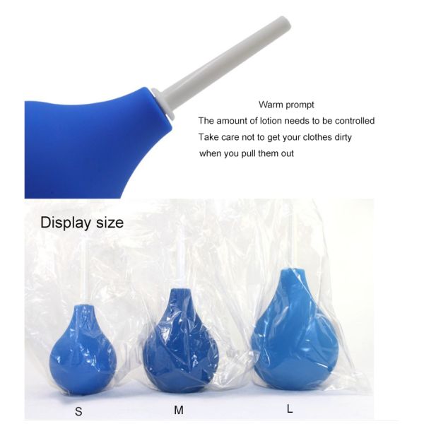 Toiletry Vaginal Douche Cleansing Butt Enema Colon Ribbed Cleaner Touche Enema Bulb Pear Vaginal Douche Pump Device Body