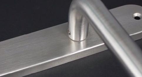 Brushed Stainless Steel Pull Handles , Stainless Steel Front Door Handles