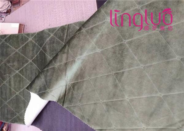 Indoor Friendly Italian Velvet Upholstery Fabric 3D Embossed Italian Velvet