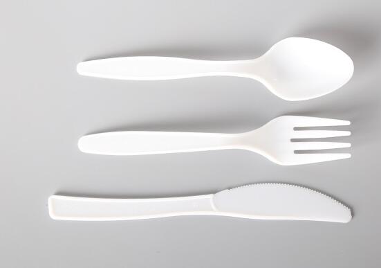 Наборы столового прибора устранимой пластиковой вилки именниного пирога вилки плода ложки вилки ножа пластиковые