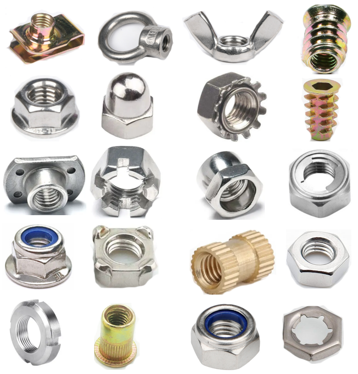 Metric Measurement System Twist Hexagonal Anti Theft Nuts In 304 316 Stainless Steel For DIN Standard