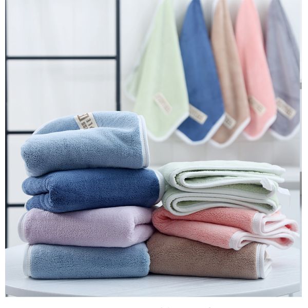 Toallas de lavado de cara para hombres y mujeres de terciopelo de coral ideal para el hogar