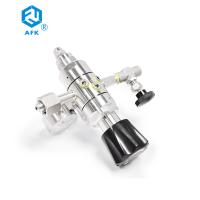 Étape de double mesure de régulateur de pression d'acier inoxydable d'hydrogène de propane d'hélium double