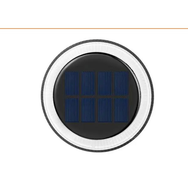 Outdoor Solar Stair Step Deck Lighting with 90lm/w Efficiency Led Round Ground Lights