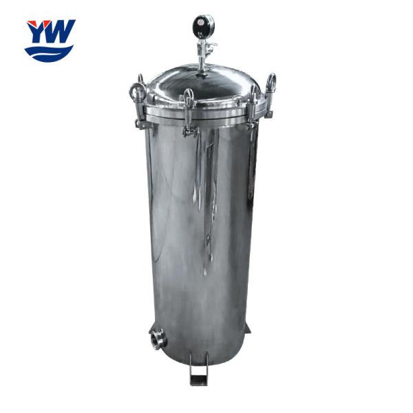 Titânio de aço inoxidável Rod Filter Housing, filtro do tubo do titânio de 250mm