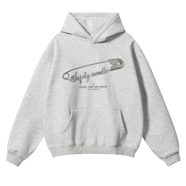 Custom Logo Hoodie with Multiple Fabric & Color Options | Low MOQ Wholesale Sweatshirt