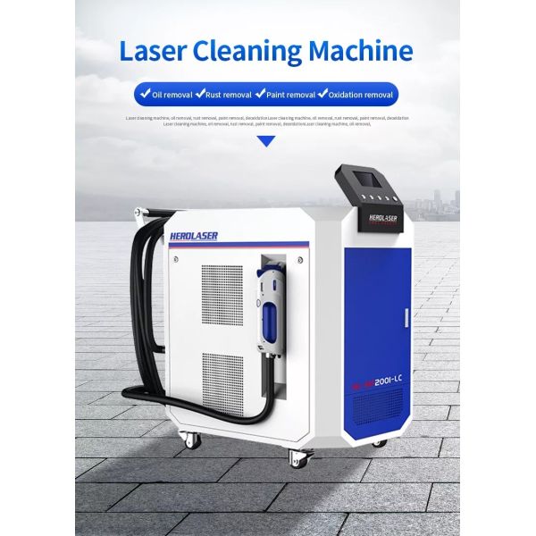Portable Handheld Rust Removal Fiber Laser Cleaner 200w 300w 500w 2000w 3000w