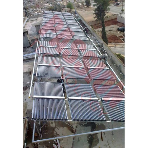 60 солнечный коллектор трубки трубок эвакуированный ЭТК, покрашенный стальной механотронный солнечный коллектор
