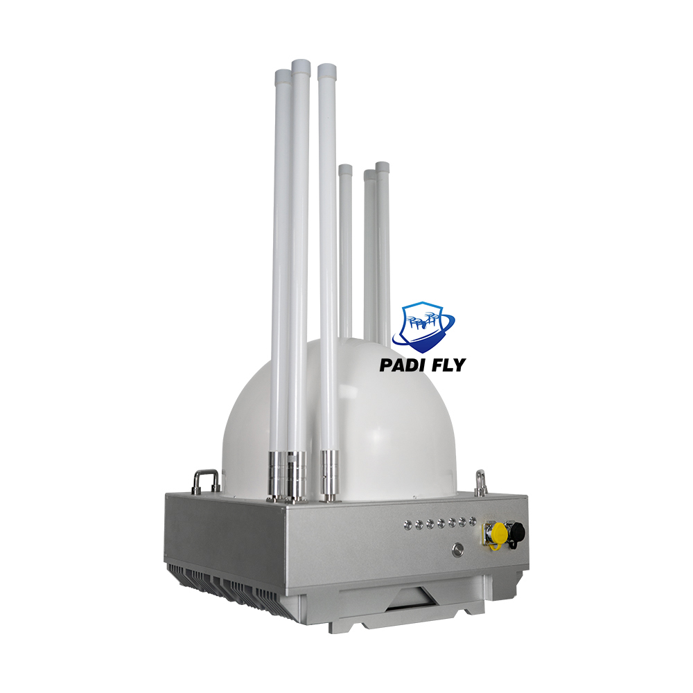 5-10km Detection Anti-Drone Jammer for Prison Security with Integrated Drone Jamming and Detection