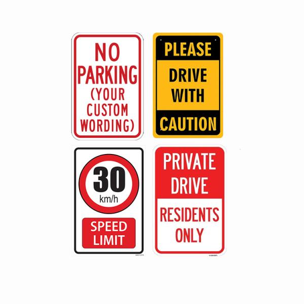 OEM Metal Alumínio Slow Kids Reflective Road Street Signage Safety Placa de sinalização de trânsito