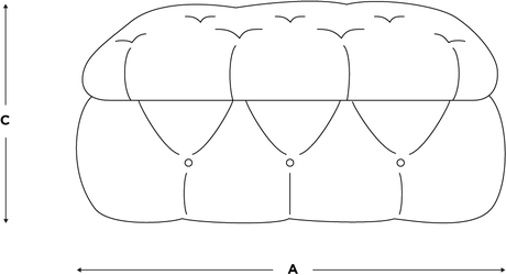 Large Size Button Tufted Fabric Storage Bedroom Ottoman Bench For Shoes Change