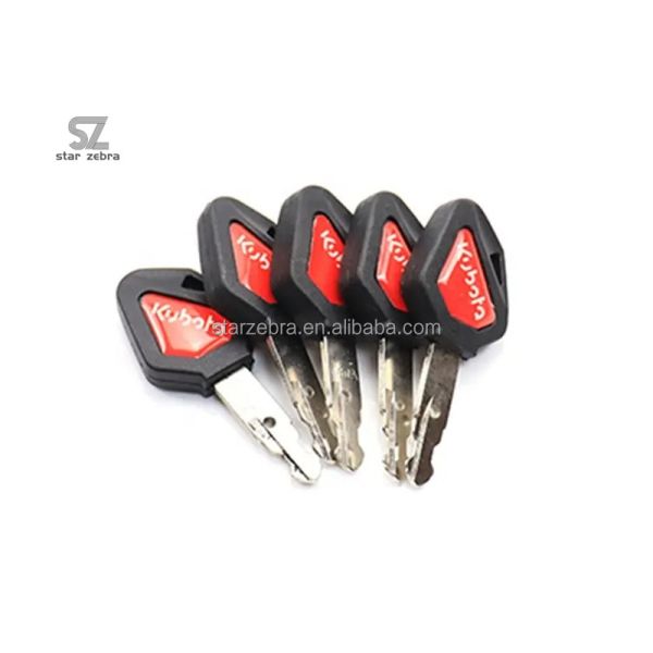 After Online Support KUBOTA Excavator Keys 15 20 30 151 155 161 163 Ignition Door Opening Start Key Chain for Car Model