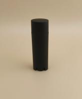 Black Small Ellipse Smooth Lip Balm Packaging for Lipsticks
