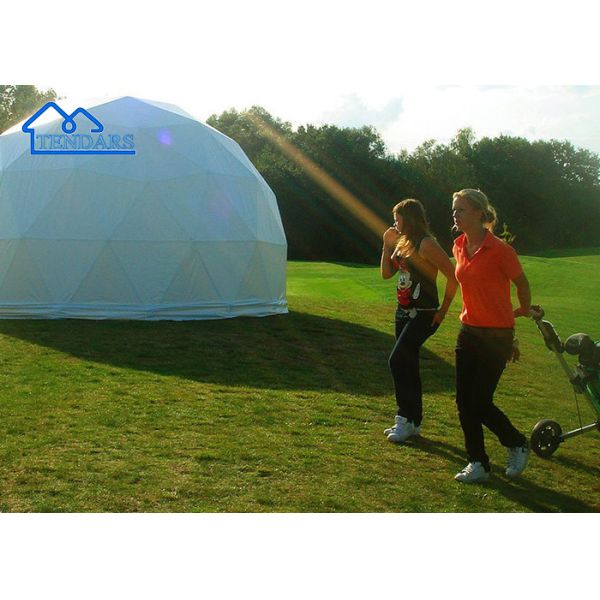 New Design Outdoor Custom Luxury Camping PVC Living Room Glamping Dome Resort Tent