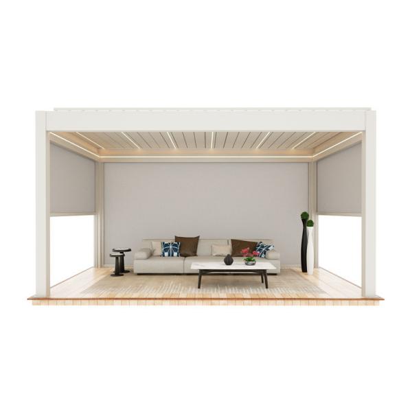 Outdoor aluminum alloy electric louver gazebo courtyard garden courtyard Home pavilion Outdoor sun room
