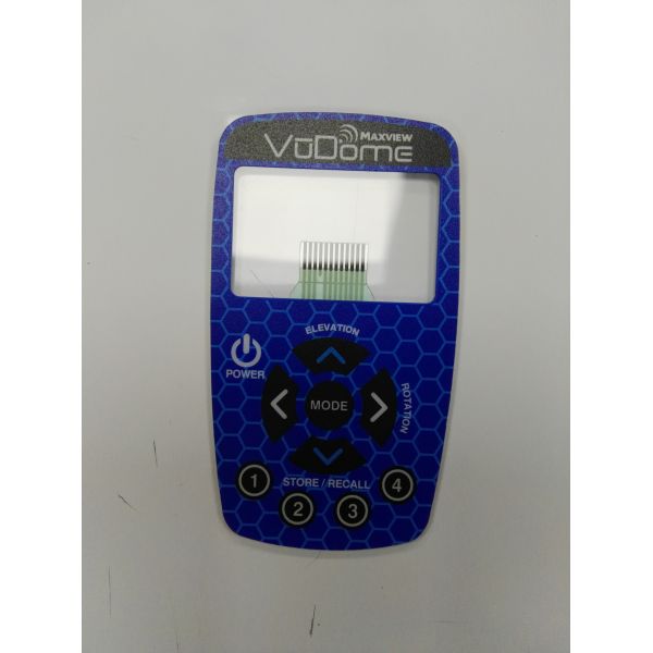 New Design Flat Button Metal Dome Membrane Switch By Silk Screen Ptinting Custom