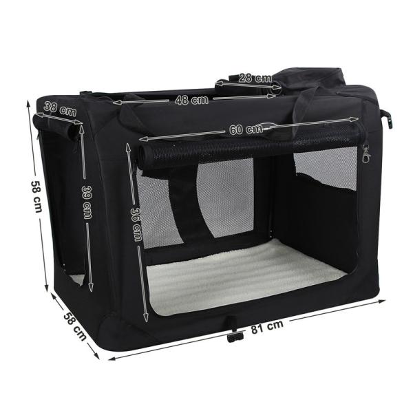 Warm Fleece Luxury Dog Carrier , Puppy Pouch Carrier For Plane Travel Reversible Base Pad
