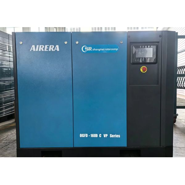 160KW VSD Direct-driven Water Cooling Oil-free Rotary Screw Compressor