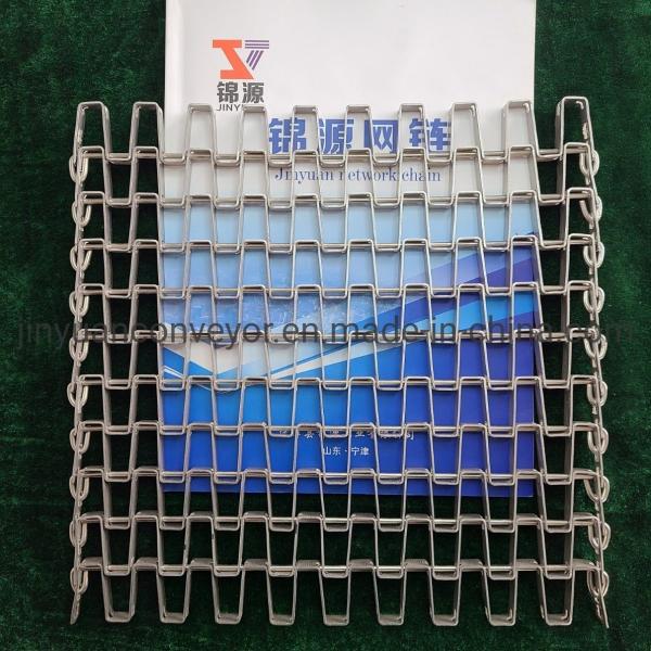                  Food Grade 304 Flat Wire Conveyor Belt Used in India             
