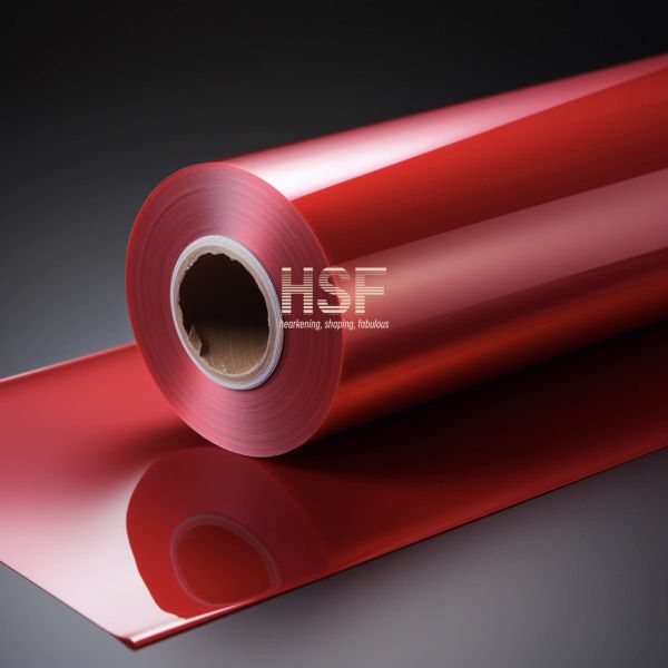 85 микронов прозрачная красная пленка MOPP для упаковки праздничных подарков