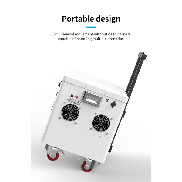3500W AC Output Portable Power Station with LiFePO4 Battery and Wall-Mounted Design