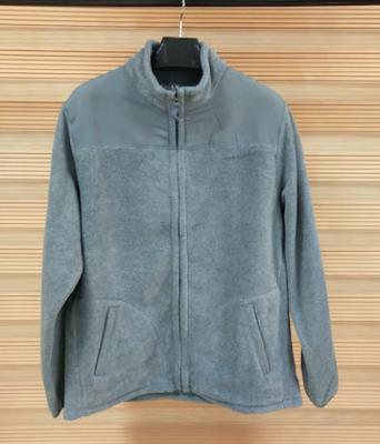 Skin Cared Mens Fleece Coat , Full Zip Track Mens Polar Fleece Jacket Keep Warm