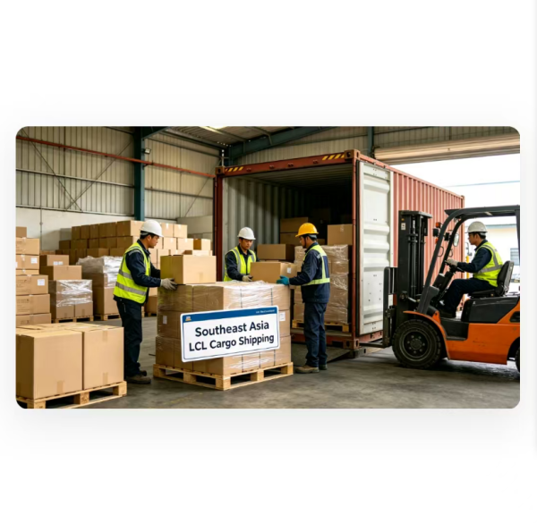 Southeast Asia LCL Cargo Shipping Service , LCL Sea Freight Shipping