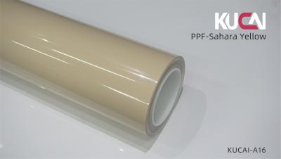 TPU Automotive PPF Film Sahara Yellow Colored PPF Wrap Gloss Retention