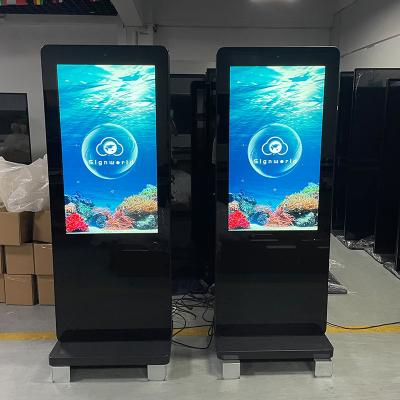 55 65 Inch Waterproof Advertising Screen Digital Signage Kiosk Outdoor LCD Display