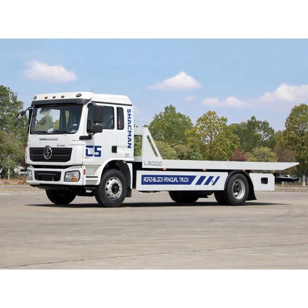 SHACMAN Rollback Towing Truck 4x2 10 Tons Winch Rear Lifting Recover Vehicles