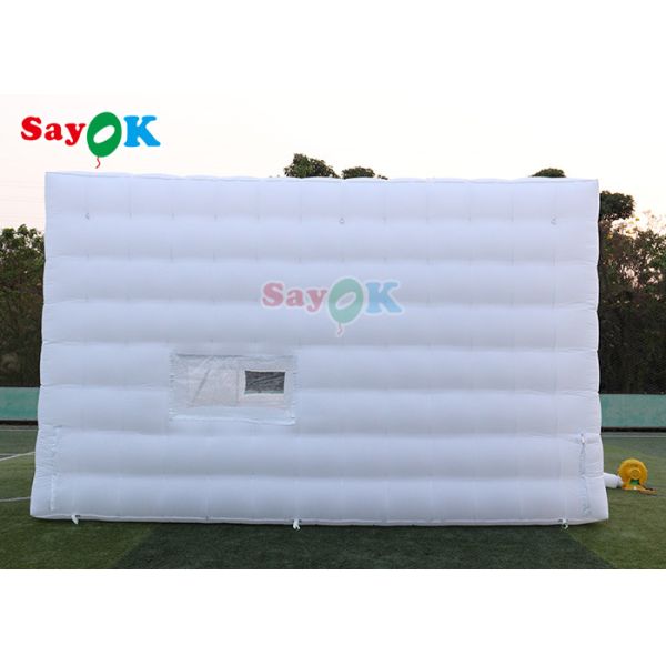 Светодиодный свет для свадебных тортов Дом Ночной клуб Надувная кубическая палатка