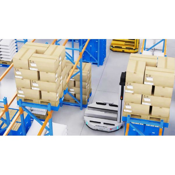 VFR,VNA Fork-Type AMR,Very Narrow Aisle Fork-Type Autonomous Mobile Robot,Warehouse Automation And Logistics Industry Automatically Organize And Stack Pallets Handling Robot
