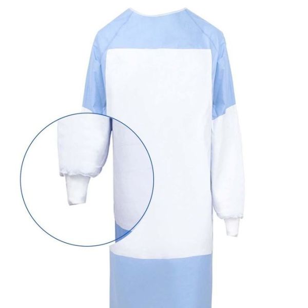 Disposable Sterile Reinforced Surgical Gowns, Hospital Surgeon Room Clothes.