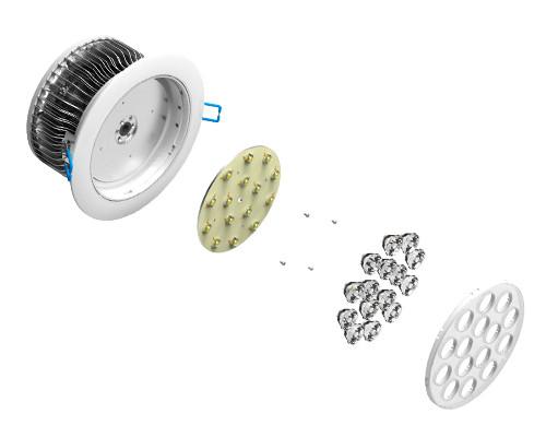 80% Energy Saving 15W, 1350 LM, AC 85 - 265V LED Down Lighting Lamps / LED Ceiling Lamp