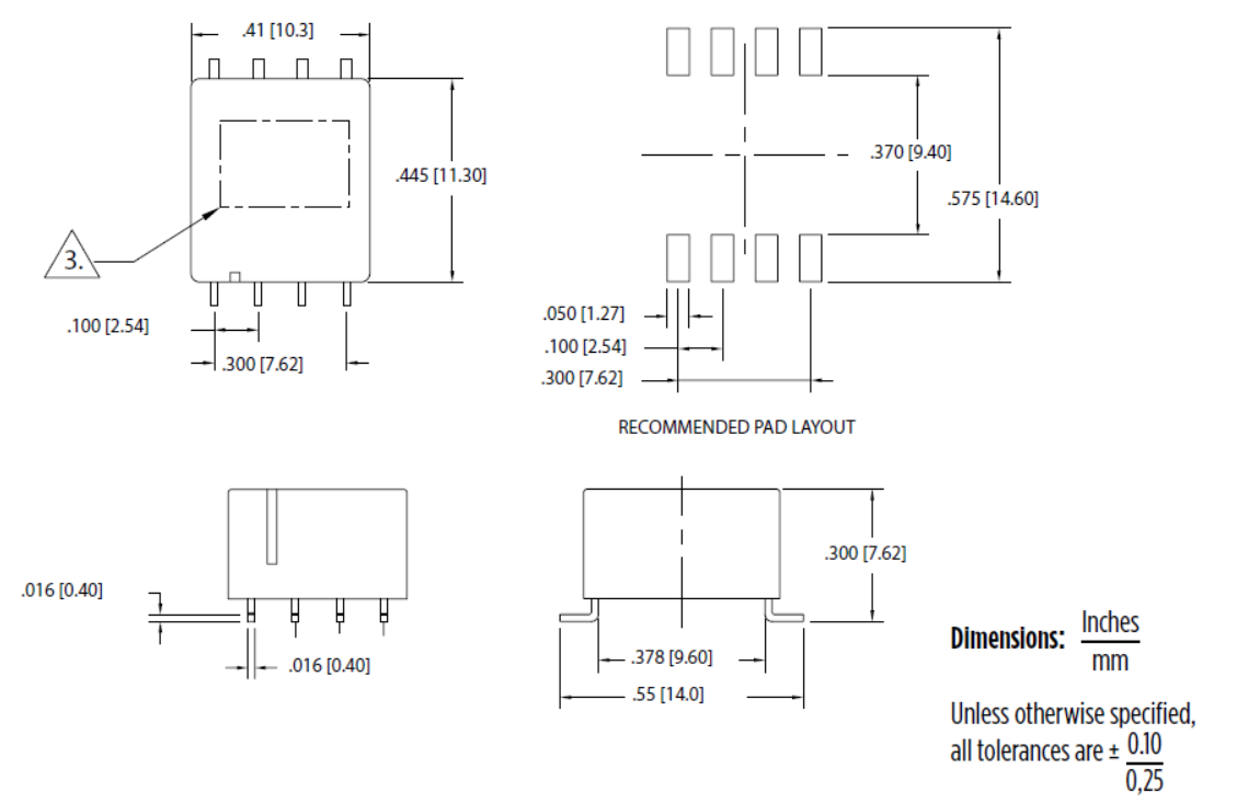 PLC Wideband Trafo BX615xNL, BM615xNL e BMU6210NL dos transformadores de uma comunicação de linha elétrica de SMT (PLC)
