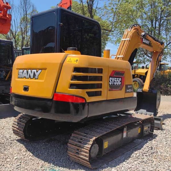 0.1m3 Bucket Capacity 5.5tons SANY SY55C Used Little Crawler Excavator