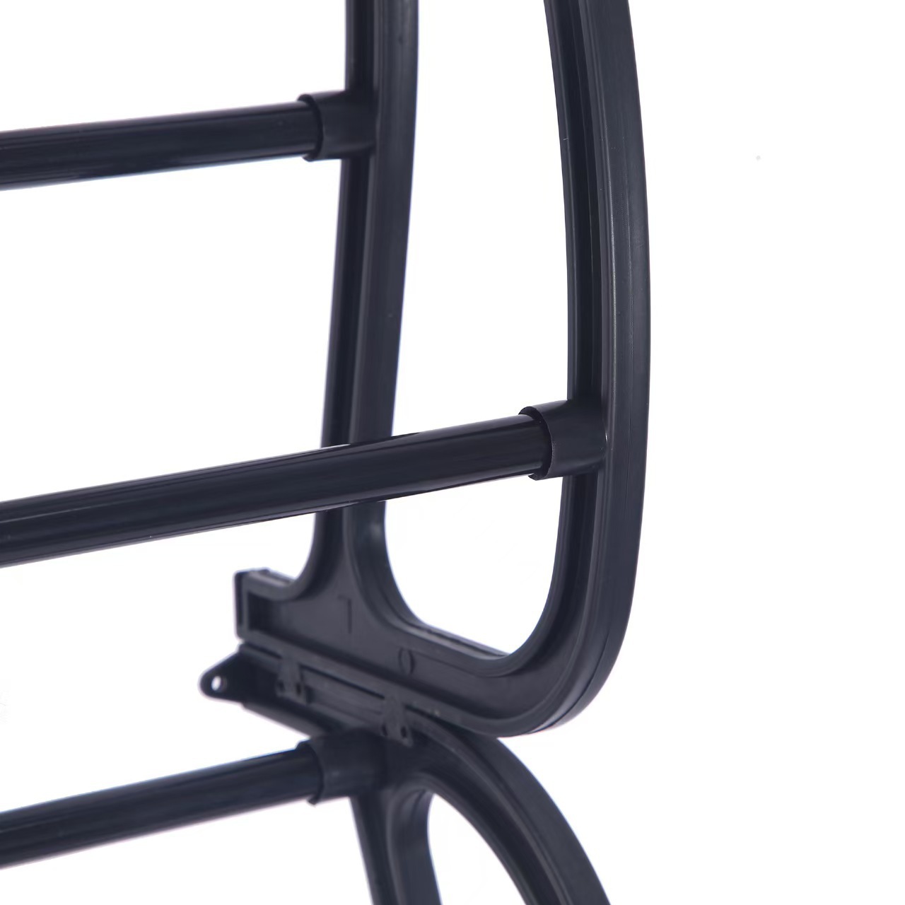 12-Layer Black Metal Portable Shoe Rack with Simple Design Wall-Mounted and Door Hanging for Living Room Use