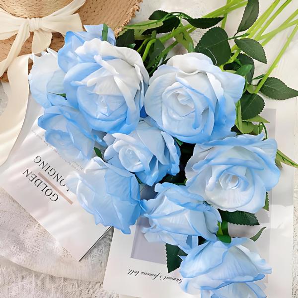 Artificial rose bouquets, silk flowers, plastic flowers and artificial flowers