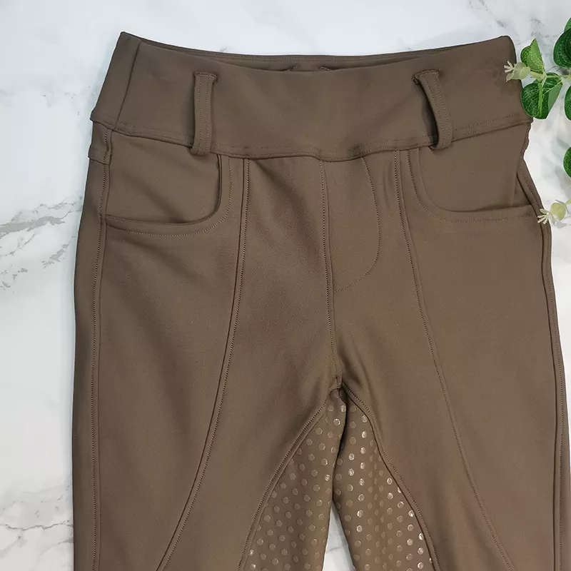 Brown Top Fashion Horse Riding Trousers Women Equestrian Breeches
