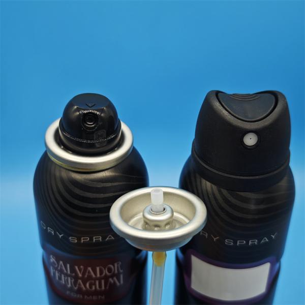 High-Performance Aerosol Deodorant Body Spray Valve for Personal Care Brands with Precision Metered Dose and 360-Degree Spray Actuator