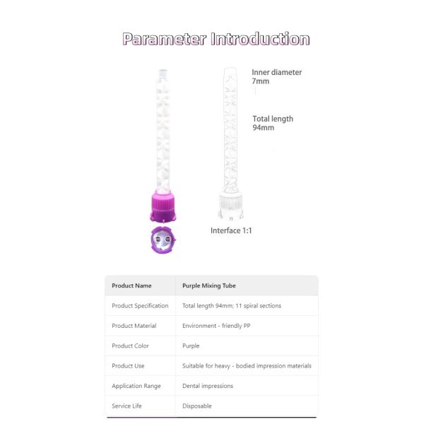 MLG-16-94 Dental Intra Oral Impression Mixing Tip