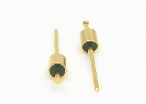 Nail Head Glass To Metal Seal Hermetic Connectors DC Feedthroughs 0.5mm Pin